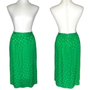 Vintage Levirno Verna Faux Wrap Midi Skirt